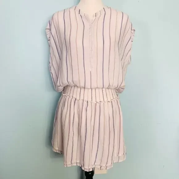 Rails Angelina Woven Dress in Ryland Stripe Size Large - Picture 6 of 9